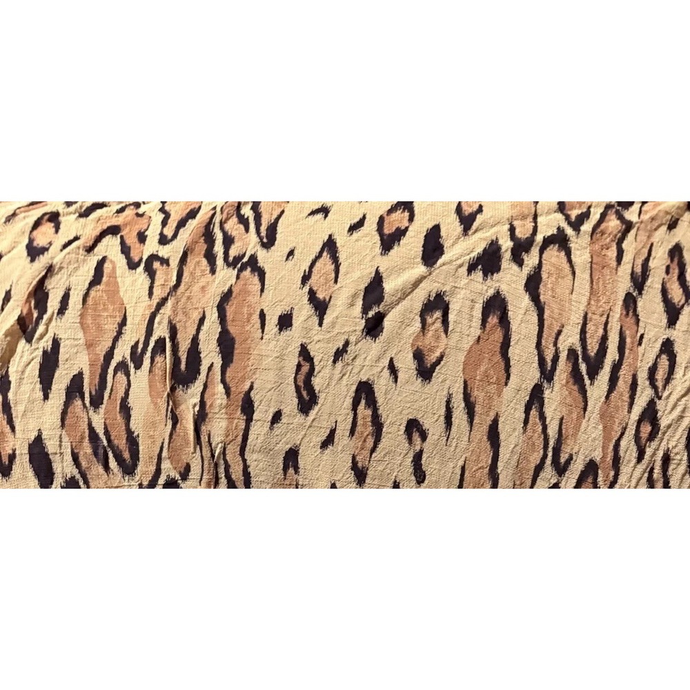 LOT Six Animal Print Scarves‎ Square Rectangular Sash Rayon Polyester
